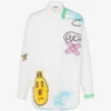 Chemise en popeline de coton imprimée Chemise en popeline de coton imprimée