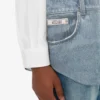Chemise en popeline de coton imprimée Chemise en popeline de coton imprimée