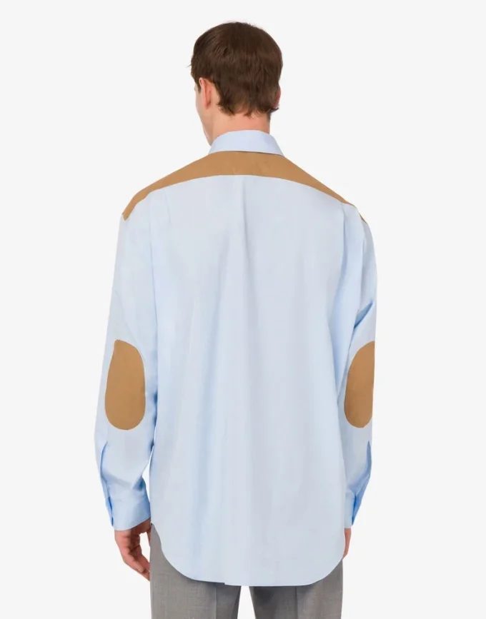 Chemise en popeline de coton imprimée Chemise en popeline de coton imprimée