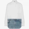Chemise en popeline de coton imprimée Chemise en popeline de coton imprimée