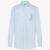 Chemise en popeline de coton imprimée Chemise en popeline de coton imprimée