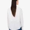 Chemise en popeline de coton jacquard