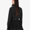 Chemise en popeline de coton jacquard