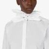 Chemise en popeline de coton jacquard