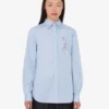 Chemise en popeline de coton stretch imprimée