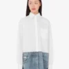 Chemise en popeline de coton stretch imprimée Chemise en popeline de coton stretch imprimée