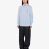 Chemise en popeline de coton stretch imprimée