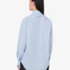 Chemise en popeline de coton stretch imprimée