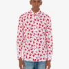 Chemise légère en popeline de coton avec imprimé Chemise légère en popeline de coton avec imprimé