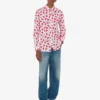 Chemise légère en popeline de coton avec imprimé Chemise légère en popeline de coton avec imprimé