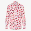 Chemise légère en popeline de coton avec imprimé Chemise légère en popeline de coton avec imprimé