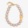 Collier ras du cou avec perles