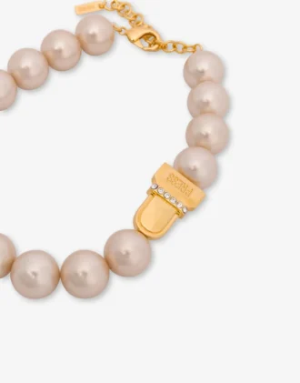 Collier ras du cou avec perles