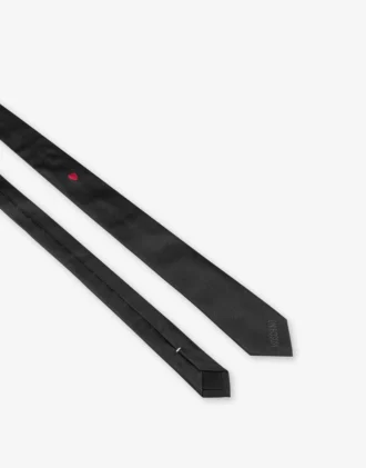 Cravate en soie Little Red Heart