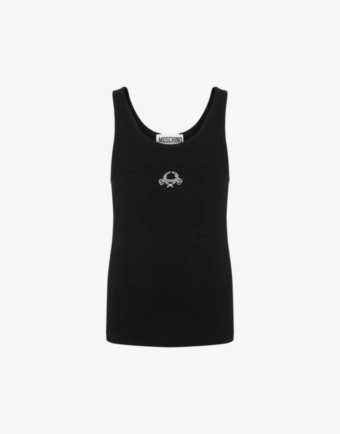 Débardeur Broderie couronne de laurier