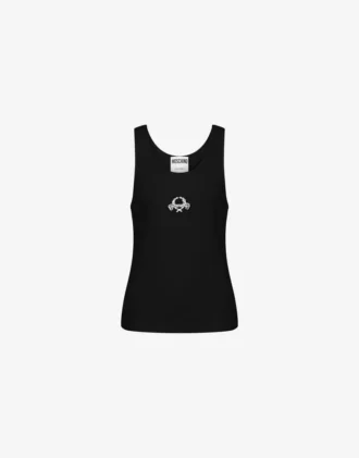 Débardeur en coton stretch Logo Laurel Crown