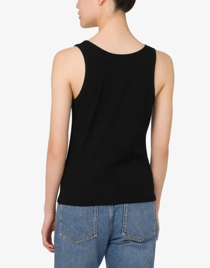 Débardeur en coton stretch Logo Laurel Crown