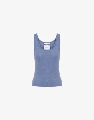 Débardeur en maille doré M