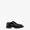Derby en cuir de veau brillant
