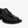Derby en cuir de veau brillant