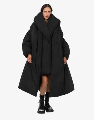 Doudoune oversize en tissu technique