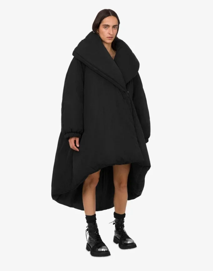 Doudoune oversize en tissu technique
