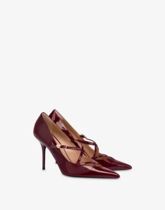 Escarpins en cuir verni