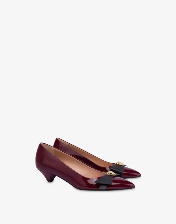 Escarpins en cuir verni