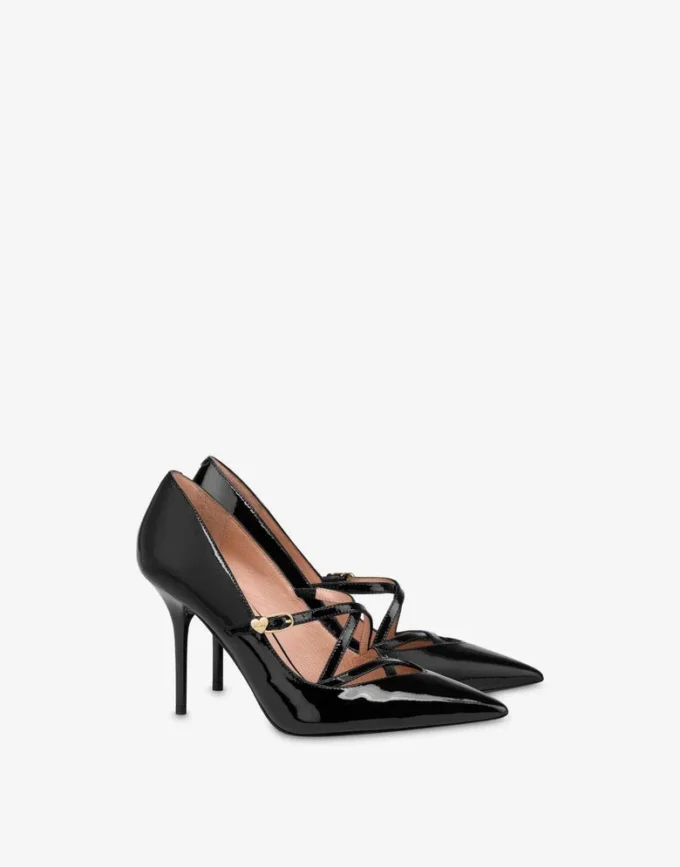 Escarpins en cuir verni