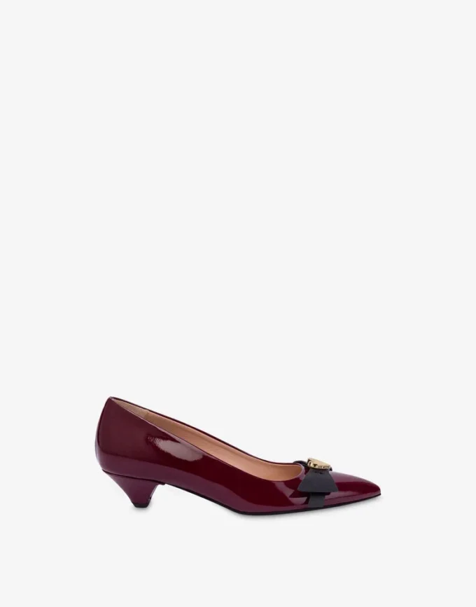 Escarpins en cuir verni