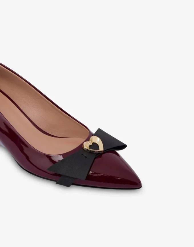 Escarpins en cuir verni
