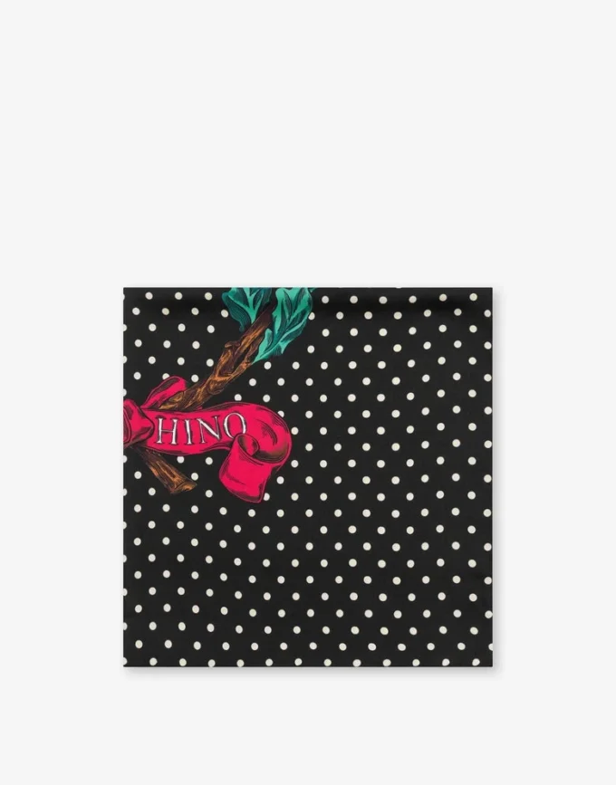 Foulard en soie Laurel Crown