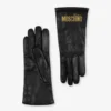 Gants en cuir nappa avec logo brodé
