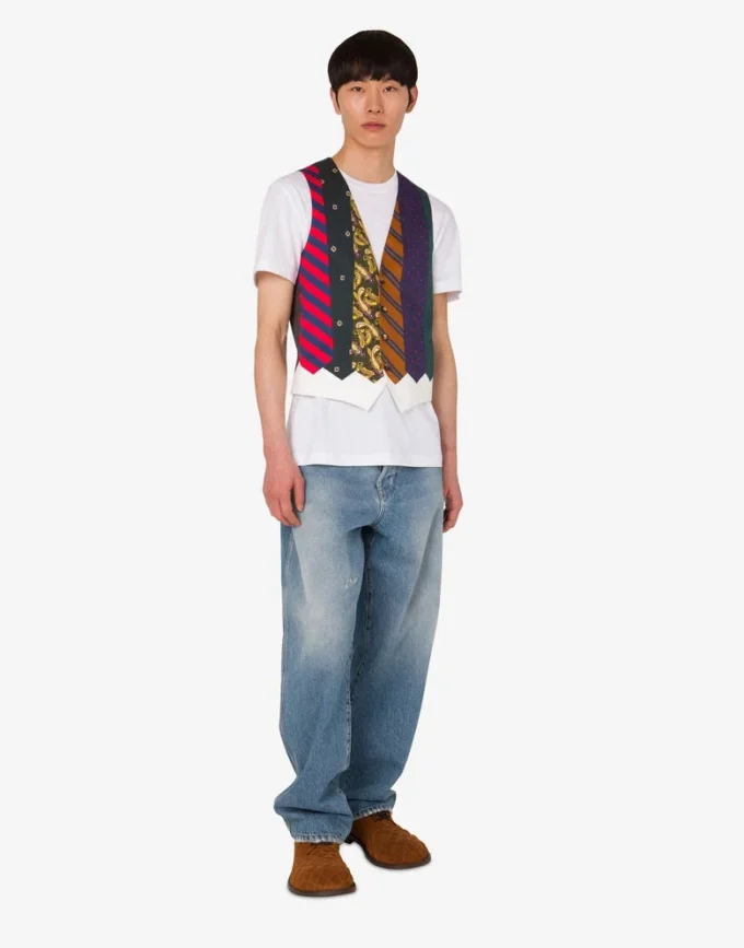 Gilet en gabardine de coton Archive