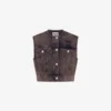 Gilet en toile de coton surteint