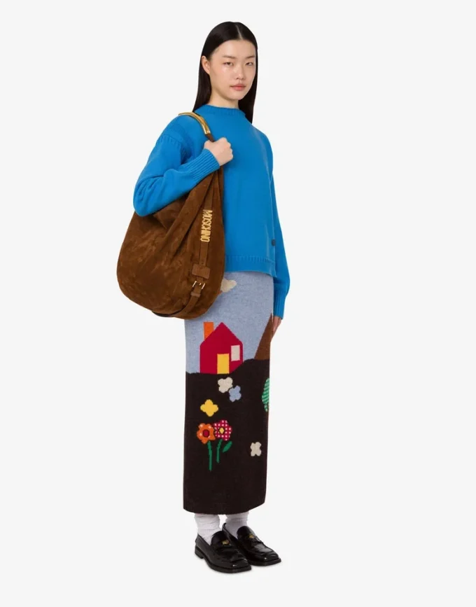 Grand sac à bandoulière Moschino Handle Me Grand sac à bandoulière Moschino Handle Me