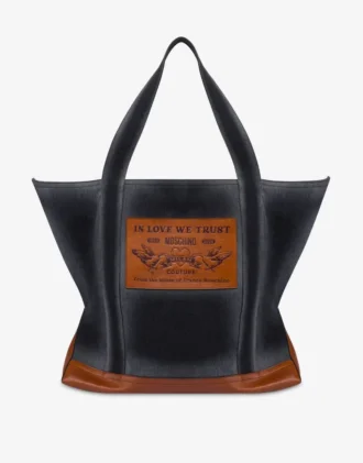 Grand sac fourre-tout en denim