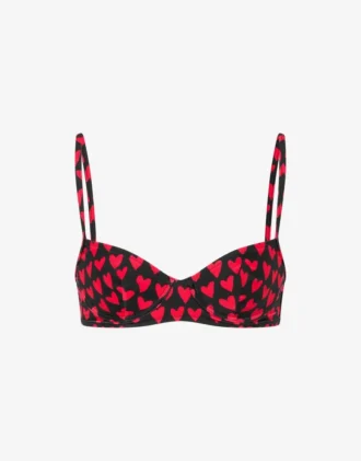 Haut de bikini en lycra imprimé