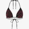 Haut de bikini en lycra imprimé