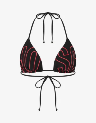 Haut de bikini en lycra imprimé