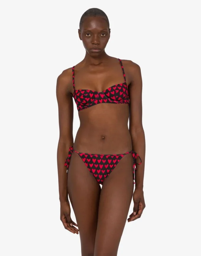 Slip de bain en lycra imprimé
