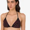 Haut de bikini en lycra imprimé