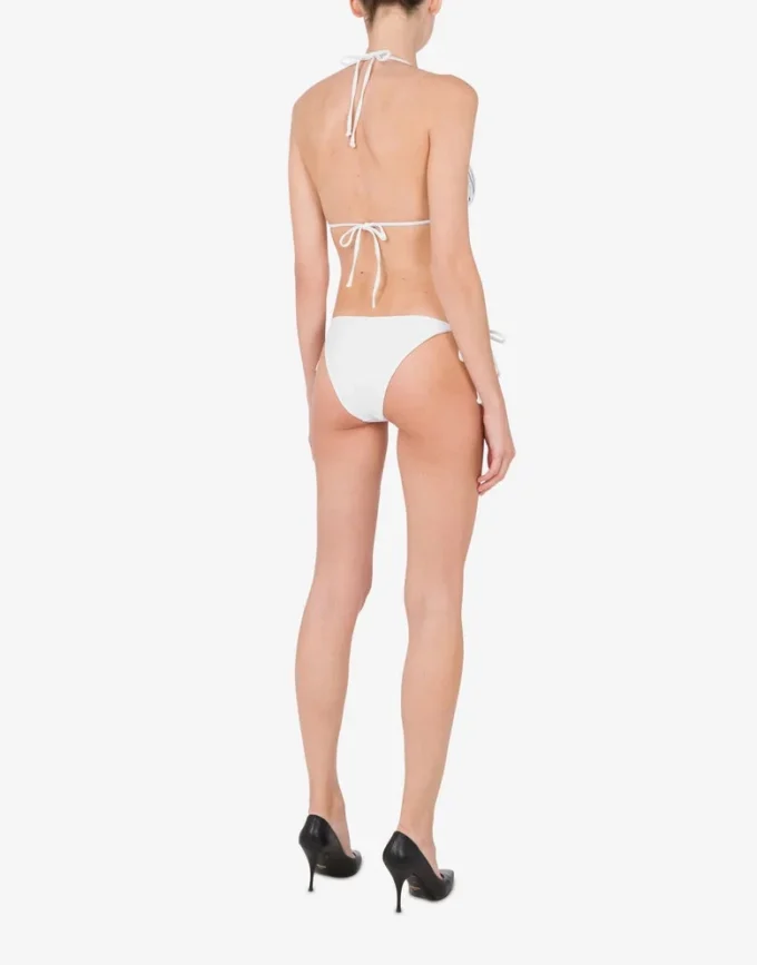 Slip de bain en caoutchouc avec lacets