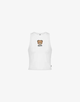 Haut en jersey de coton stretch Moschino Teddy Bear