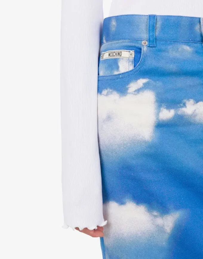 Jupe en coton Archive Clouds Jupe en coton Archive Clouds
