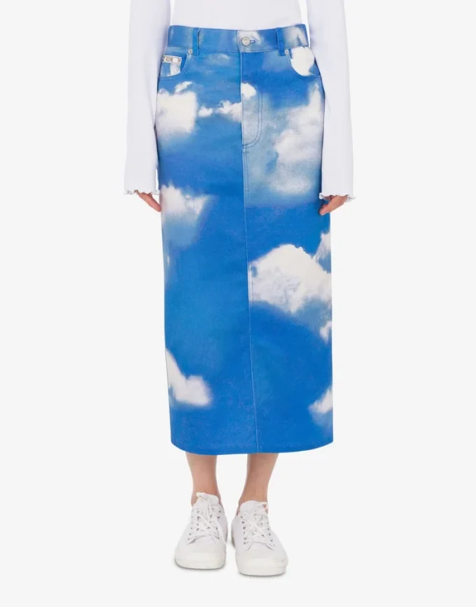 Jupe en coton Archive Clouds Jupe en coton Archive Clouds