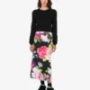 Jupe en coton stretch imprimé