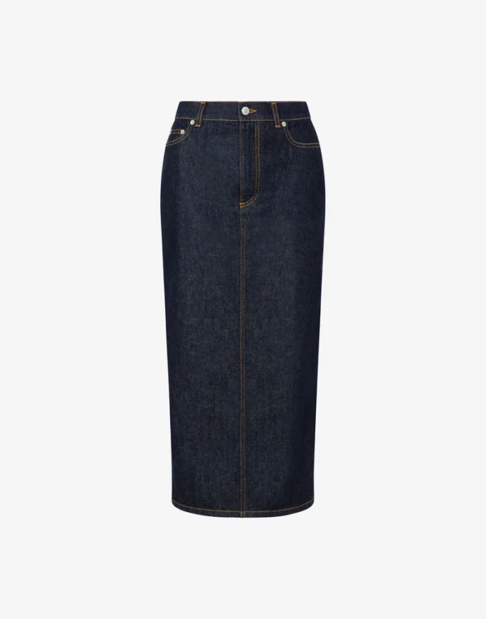 Jupe en denim bleu Jupe en denim bleu