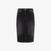 Jupe en denim de coton stretch