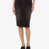 Jupe en denim de coton stretch